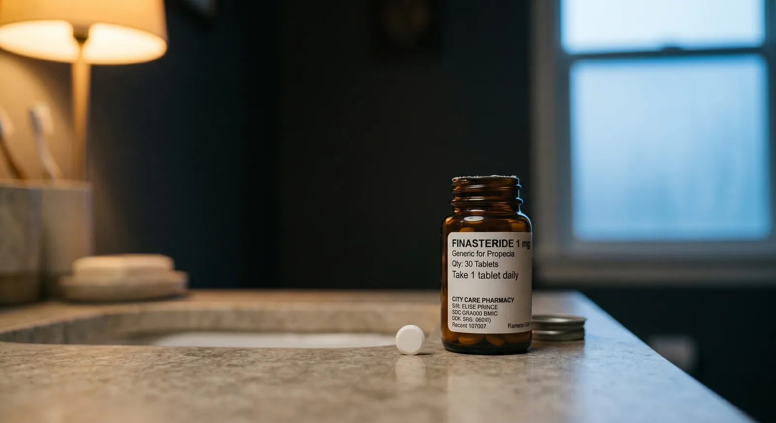 Oral finasteride