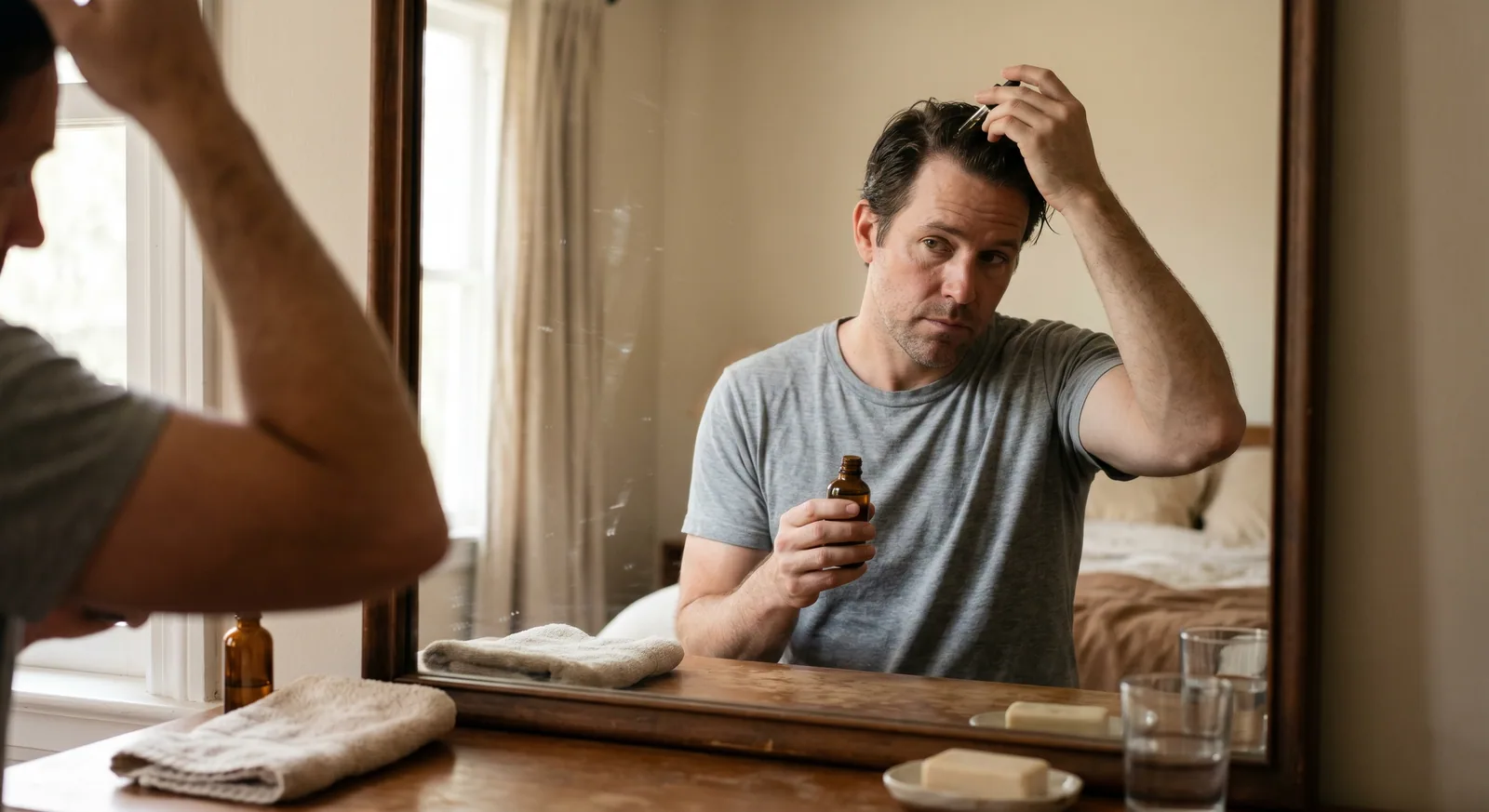 Topical finasteride